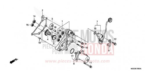 DEMULTIPLICATEUR NC700XDD de 2013